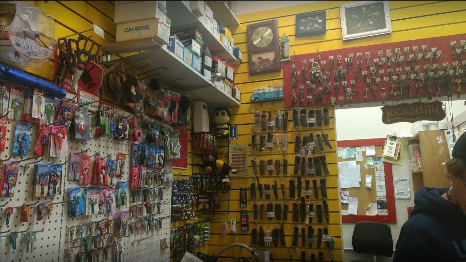 Inside the Beehive Lock and Safe store